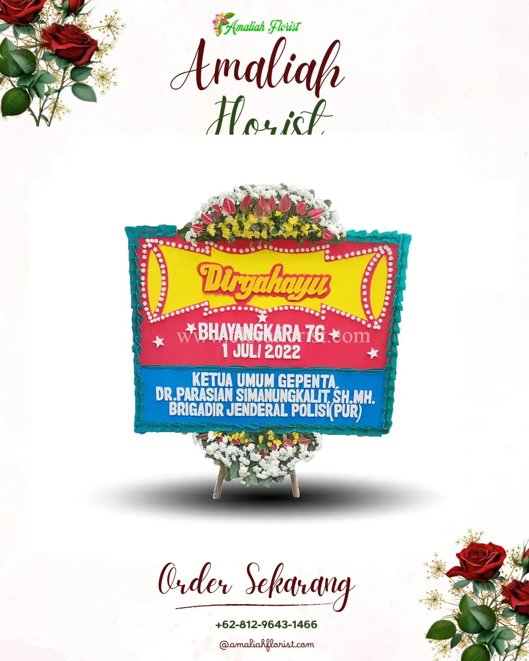 Papan Bunga HUT Ulang Tahun Jogodayuh